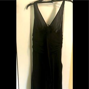 Zara Basic Black Halter Cocktail Dress SZ L